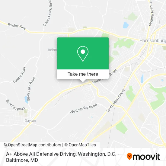 A+ Above All Defensive Driving map