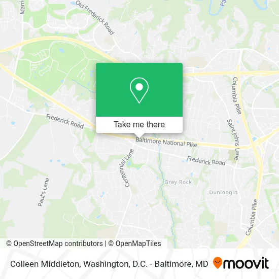 Colleen Middleton map