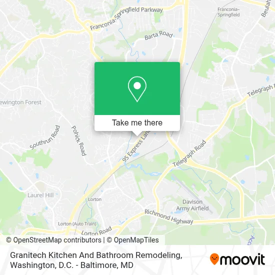 Granitech Kitchen And Bathroom Remodeling map
