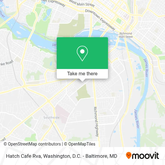 Hatch Cafe Rva map