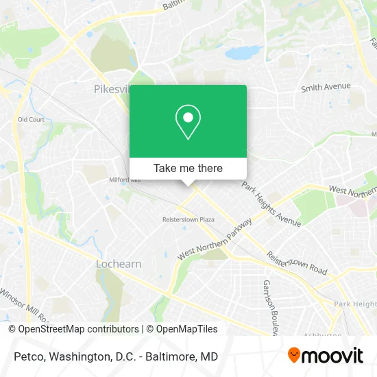 Petco map