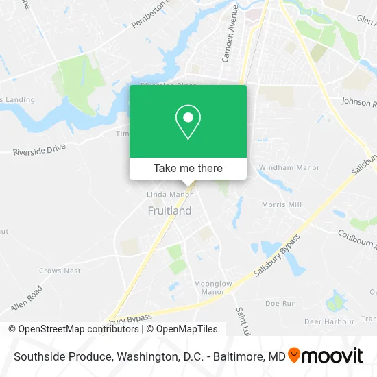 Southside Produce map