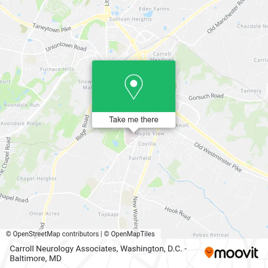 Carroll Neurology Associates map