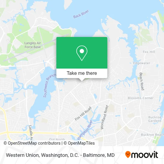 Western Union map