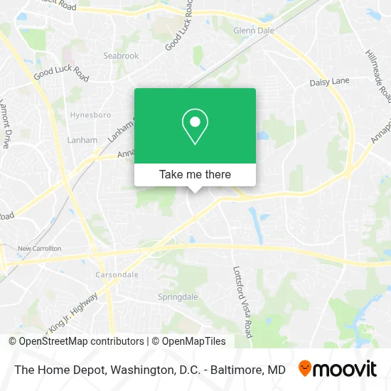 The Home Depot map