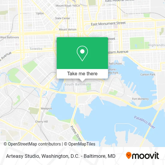 Arteasy Studio map