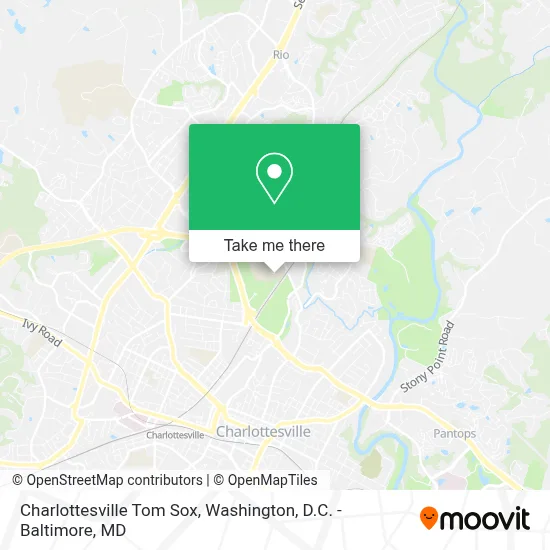 Charlottesville Tom Sox map