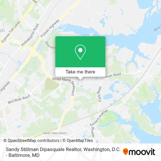 Sandy Stillman Dipasquale Realtor map