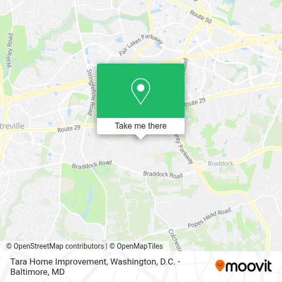 Tara Home Improvement map
