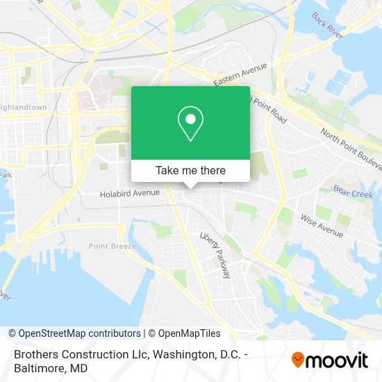 Brothers Construction Llc map