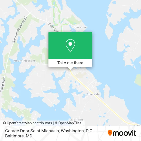 Garage Door Saint Michaels map