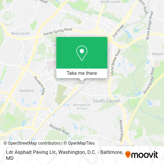 Ldr Asphalt Paving Llc map