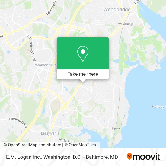 E.M. Logan Inc. map
