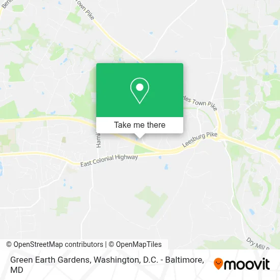 Green Earth Gardens map