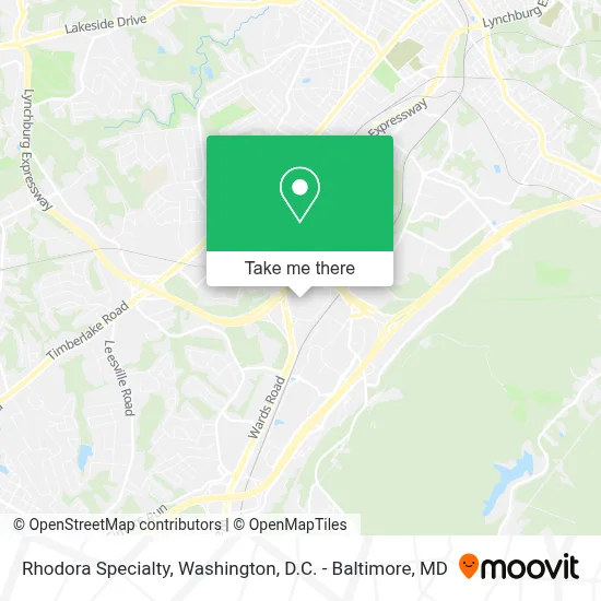 Rhodora Specialty map