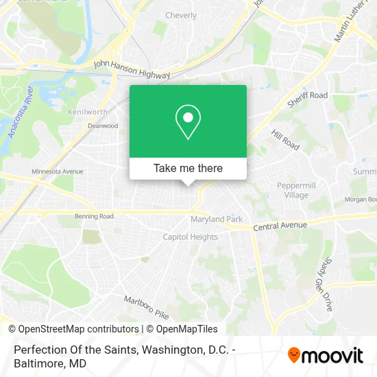 Perfection Of the Saints map
