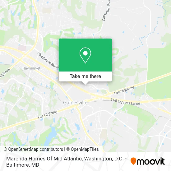 Maronda Homes Of Mid Atlantic map