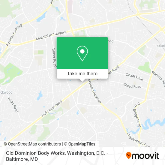 Old Dominion Body Works map