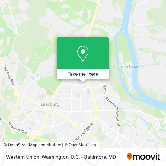 Western Union map