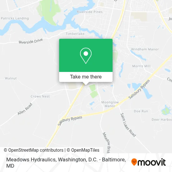 Meadows Hydraulics map