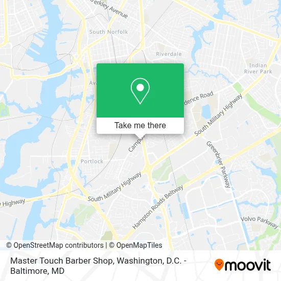 Master Touch Barber Shop map