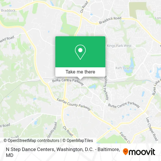 N Step Dance Centers map