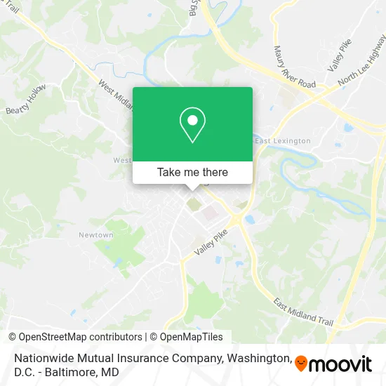 Nationwide Mutual Insurance Company map