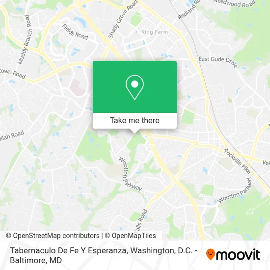 Tabernaculo De Fe Y Esperanza map