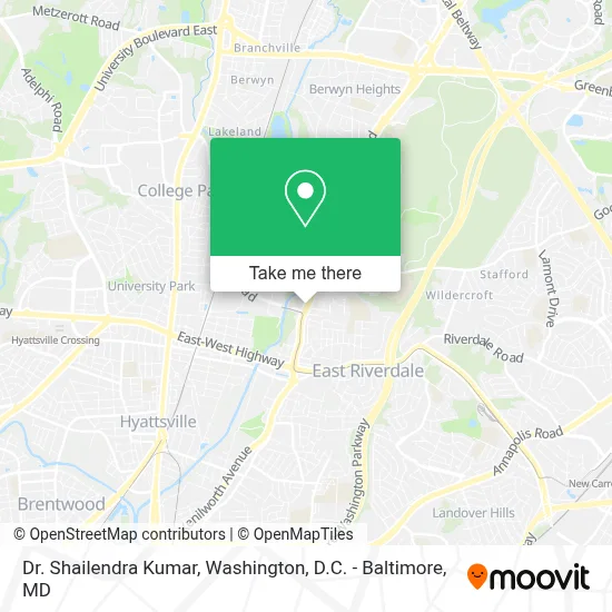 Dr. Shailendra Kumar map
