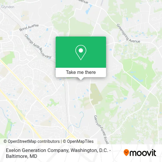 Exelon Generation Company map