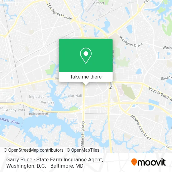 Garry Price - State Farm Insurance Agent map