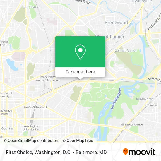 First Choice map