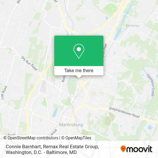 Connie Barnhart, Remax Real Estate Group map