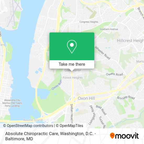 Absolute Chiropractic Care map
