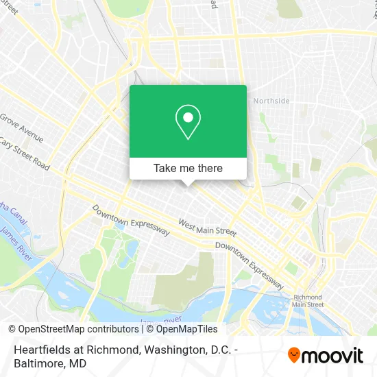 Heartfields at Richmond map
