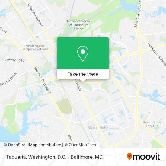 Taqueria map