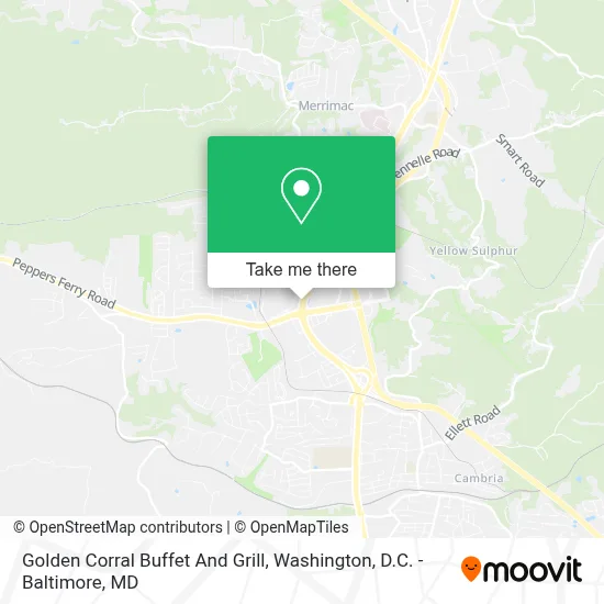 Golden Corral Buffet And Grill map