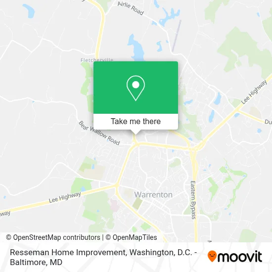 Resseman Home Improvement map