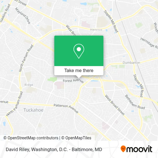 David Riley map