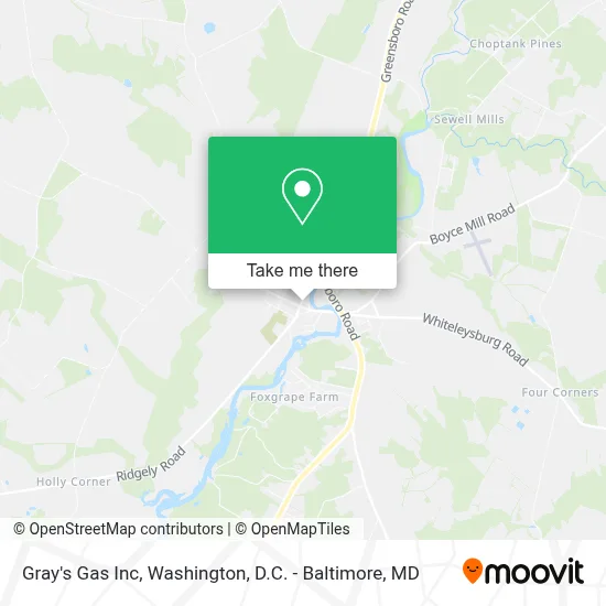 Gray's Gas Inc map