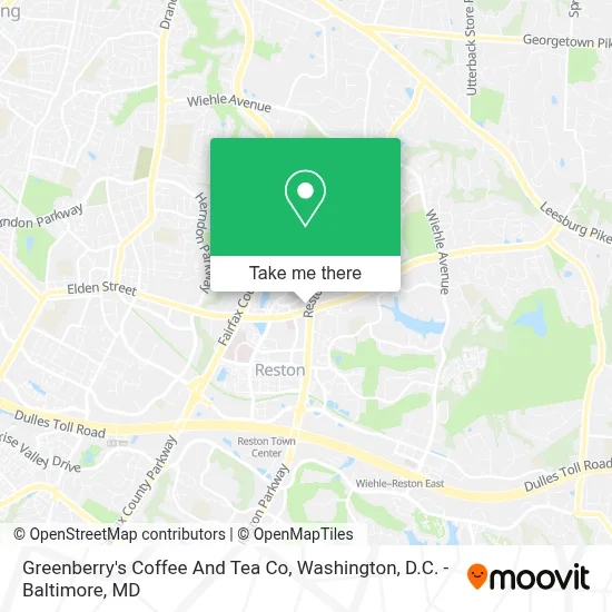 Greenberry's Coffee And Tea Co map