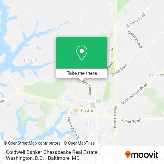 Coldwell Banker Chesapeake Real Estate map