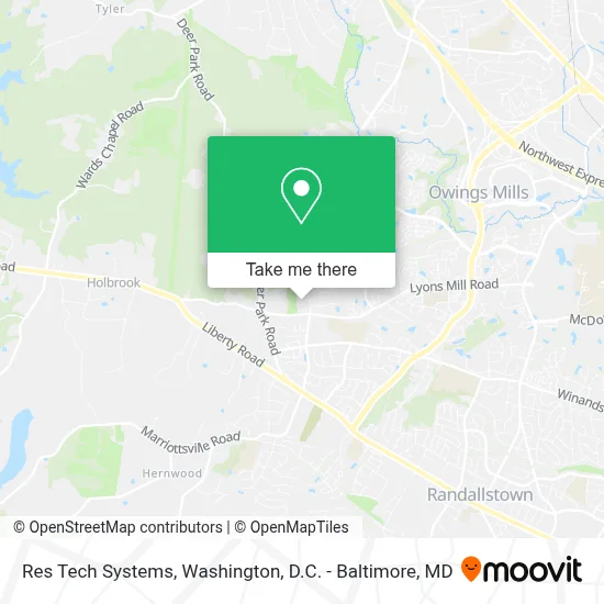 Res Tech Systems map