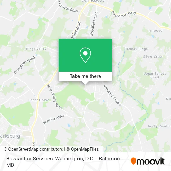 Bazaar For Services map