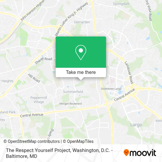 The Respect Yourself Project map