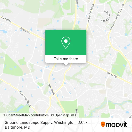 Siteone Landscape Supply map