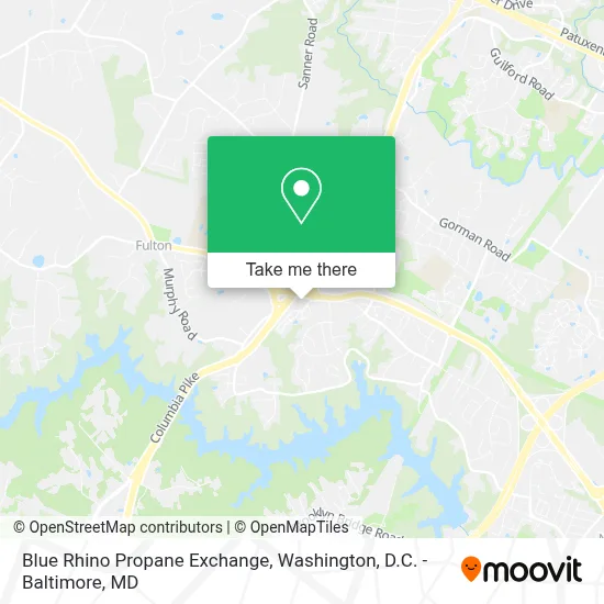 Blue Rhino Propane Exchange map