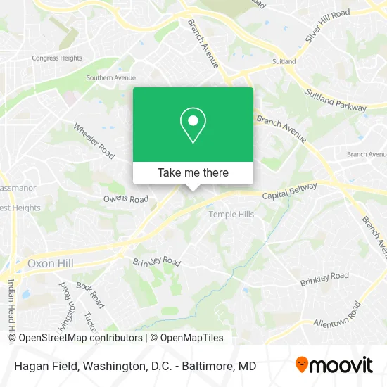 Hagan Field map