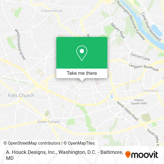 A. Houck Designs, Inc. map