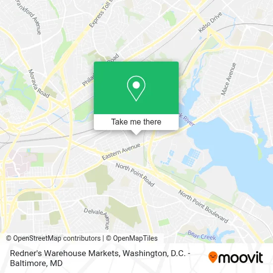 Redner's Warehouse Markets map